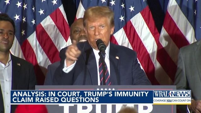Analysis: In court, Donald Trump's immunity claim raised questions
