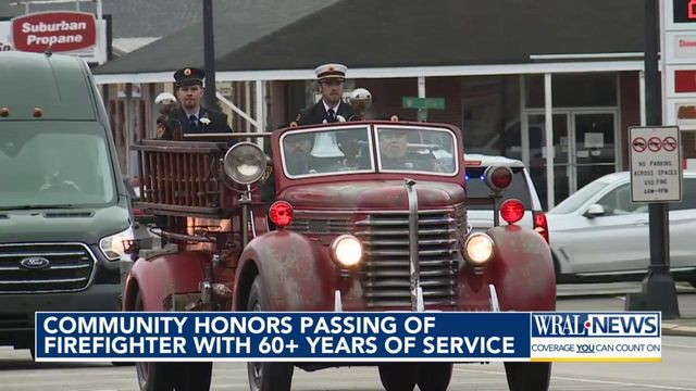 Community honors passing of firefighter with 60+ years of service   