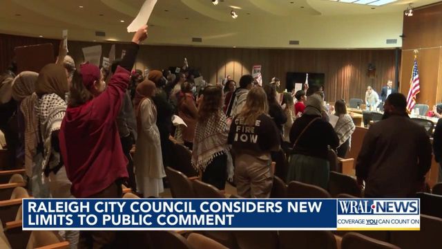 Raleigh City Council considers new limits to public comment
