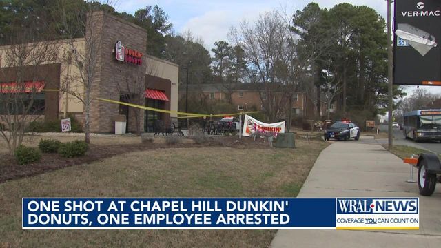 One person injured after shooting inside Chapel Hill Dunkin'
