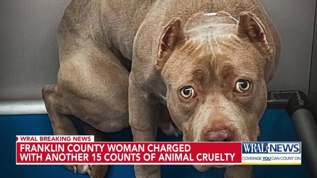 Franklin County woman charged with another 15 counts of animal cruelty  