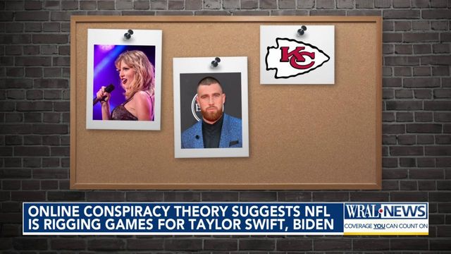 Online conspiracy theory suggests NFL is rigging games for Taylor Swift and Joe Biden