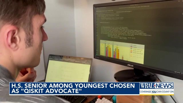 NC student among youngest chosen as "Qiskit Advocate" to study quantum computing