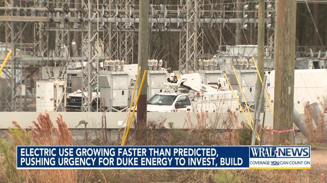 Electric use growing faster than predicted, pushing urgency for Duke Energy to invest, build