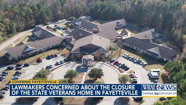 Lawmakers concerned about the closure of the State Veteran's Home in Fayetteville