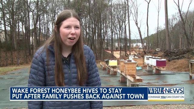 Teen expands her beehive business in Wake Forest