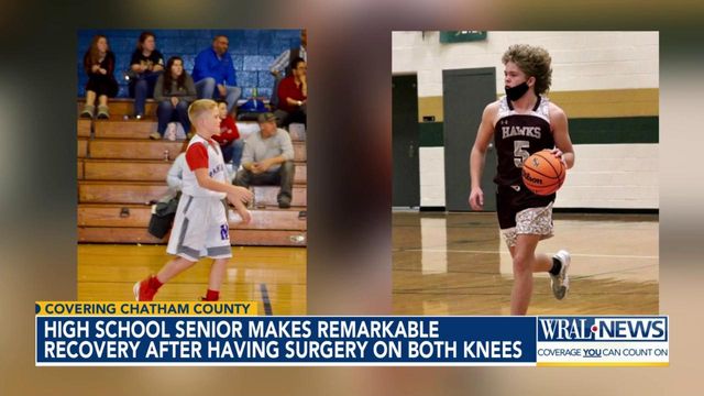 High school senior makes remarkable recovery after double knee surgery