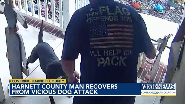 Harnett County man recovers from vicious dog attack