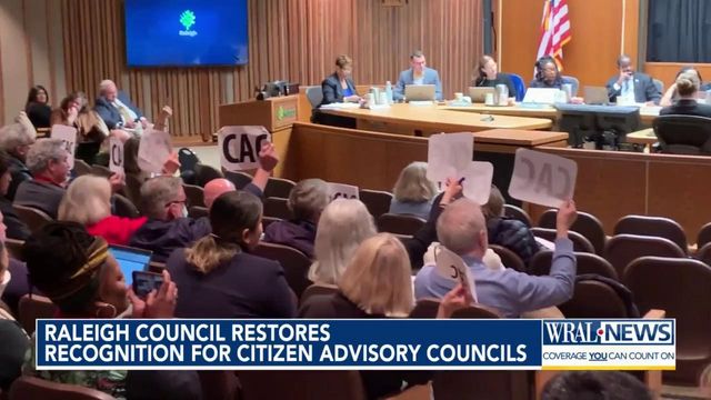 Raleigh City Council restores recognition for Citizen Advisory Councils