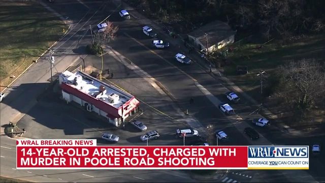 14-year-old charged with murder after deadly shooting on Poole Road