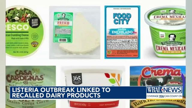 Listeria outbreak linked to recalled dairy products 