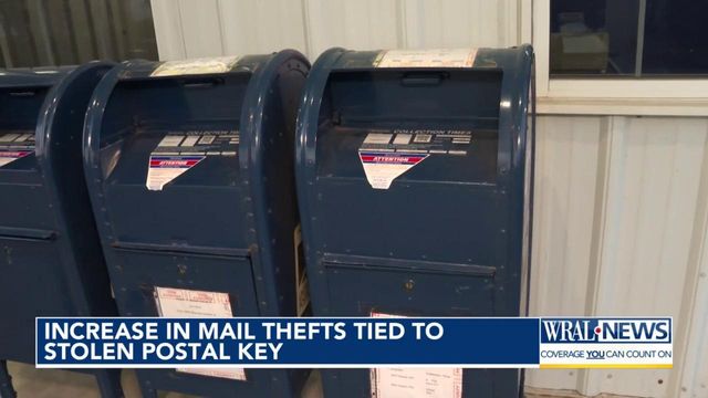 Increase in Raleigh mail thefts tied to stolen postal key