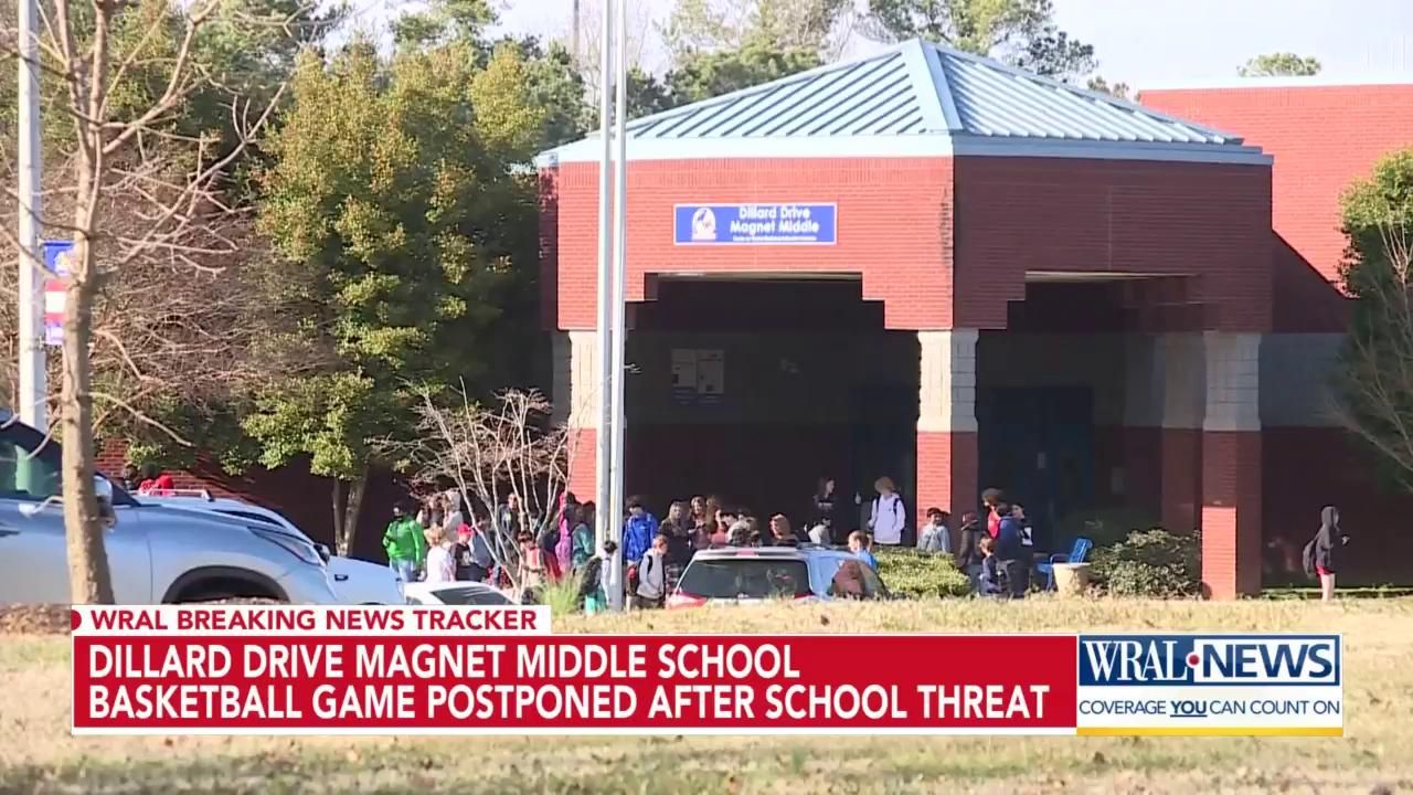 Dillard Drive Magnet middle school basketball game postponed after school  threat