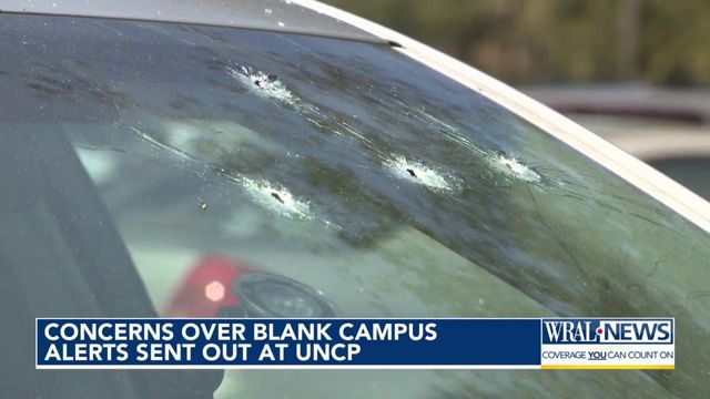 Concerns over blank campus alerts sent out at University of North Carolina at Pembroke