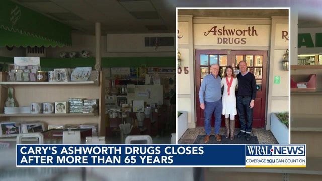 End of an era: Ashworth Drugs closes after serving Cary for decades