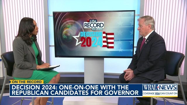 On The Record: Decision 2024, One-on-one with the Republican candidates for governor 