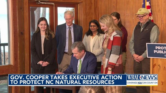 Gov. Roy Cooper takes executive action to protect NC natural resources