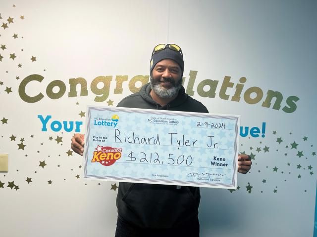Fayetteville man plans to share largest Carolina Keno prize - with family