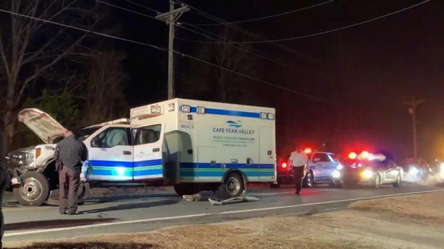 Crews respond to crash between ambulance, truck in Cumberland County