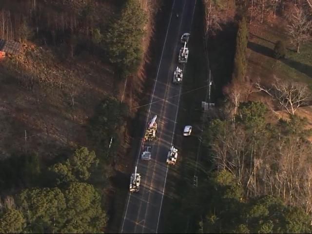 Creedmoor Road Reopens After Utility Pole Falls In Crash