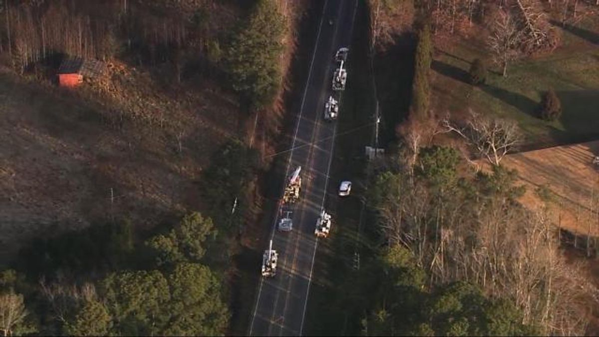 Creedmoor Road reopens after utility pole falls in crash :: WRAL.com
