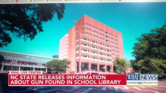 NC State releases information about gun found in school library 