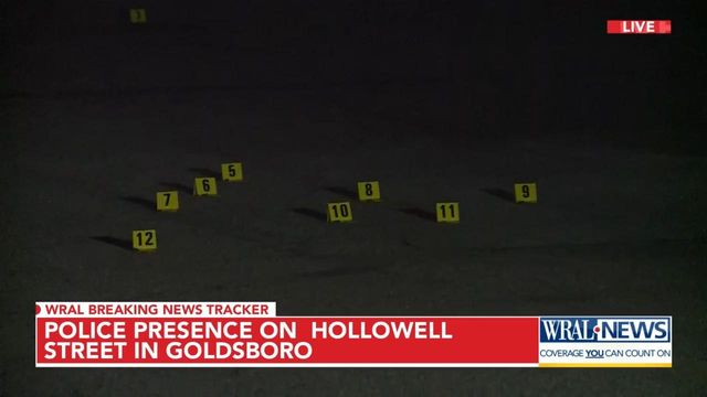 Large police presence in Goldsboro neighborhood overnight