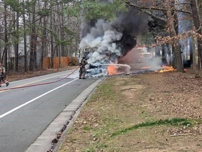 Durham bus fire 