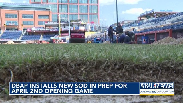 DBAP installs new SOD in prep for opening game on April 2
