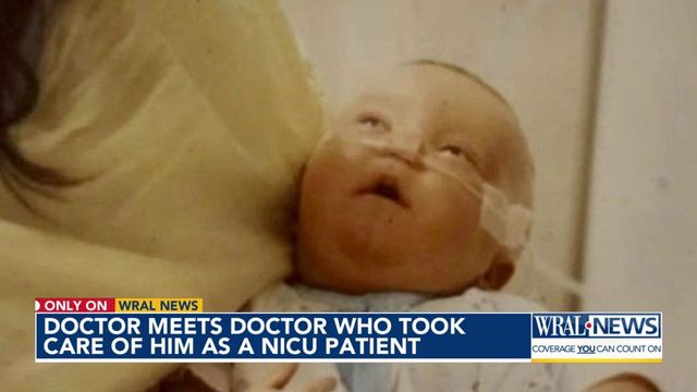Doctor meets doctor who took care of him as a NICU patient