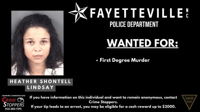 Fayetteville police seek public's help locating woman wanted for murder ...
