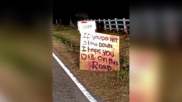 Controversial traffic sign in Wendell stolen