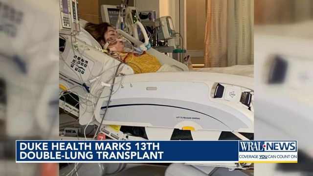 Duke Health marks 13th double-lung transplant