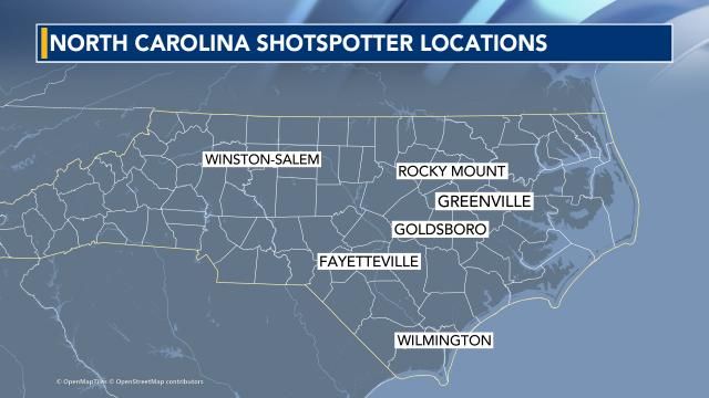 NC cities using ShotSpotter