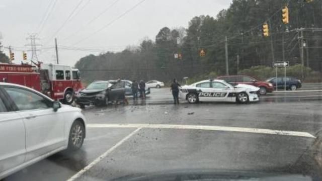 Durham police are investigating a crash involving one of their officers on Friday afternoon.