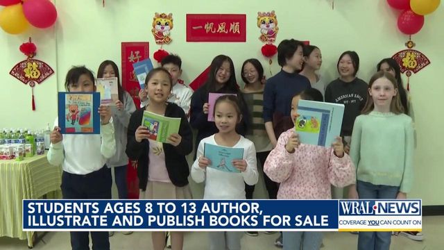 Young NC students write, illustrate, publish and sell books on Amazon