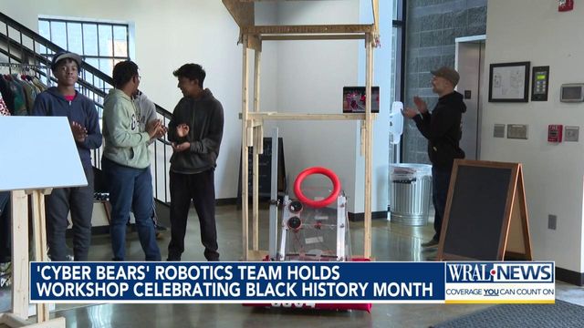 'Cyber Bears' robotics team holds workshop celebrating Black History Month