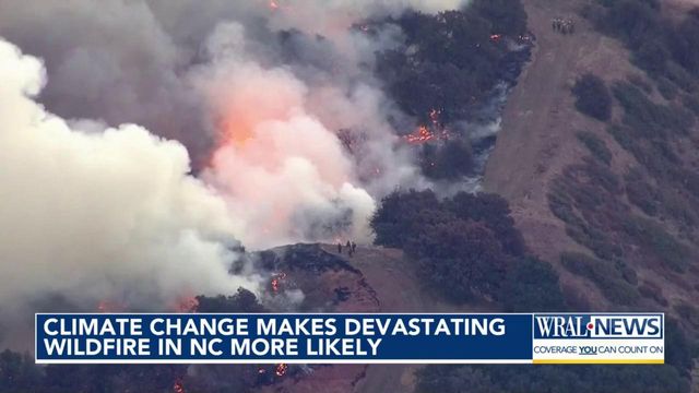 Climate change makes devastating wildfire in NC more likely