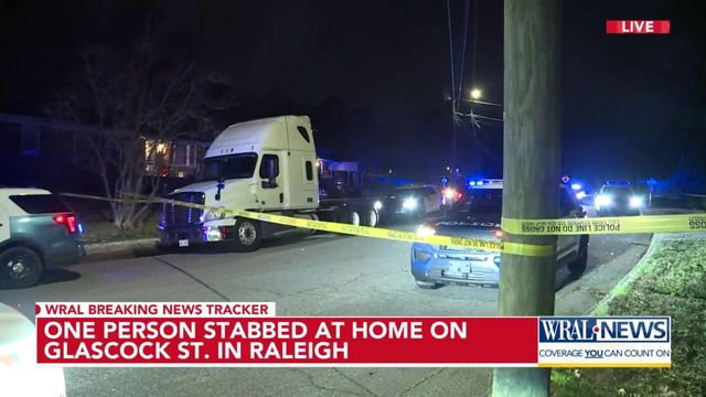 One person stabbed at home on Glascock Street in Raleigh