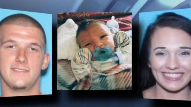 Authorities issued an Amber Alert for Jaxton Brown, who was born on Feb. 18, on Monday night. Jaxton was found safe, but the search for Destinee Ariel Cothran and Justin Lee Brown continued.