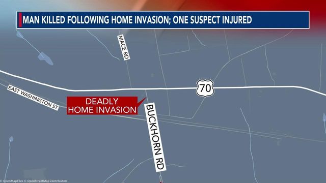 Man killed following home invasion, one suspect injured