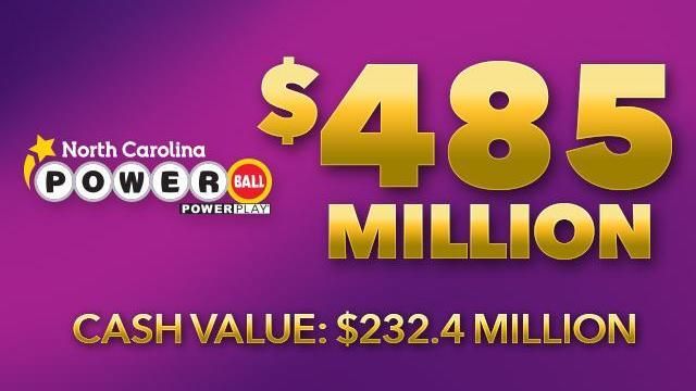 Powerball jackpot soars to $485 million ahead of Wednesday's drawing Powerball jackpot soars to $485 million ahead of Wednesday's drawing