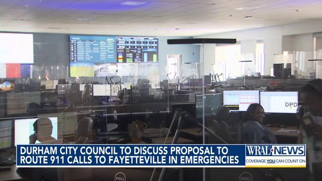 Durham City Council to discuss proposal to route 911 calls to Fayetteville
