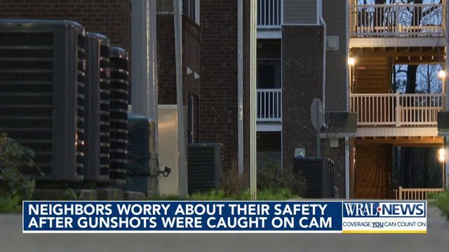 Neighbors worry about safety after gunshots caught on cam