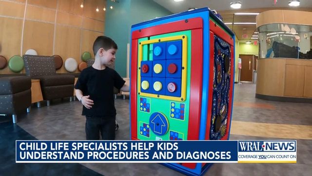 Child life specialists help kids understand procedures and diagnoses  