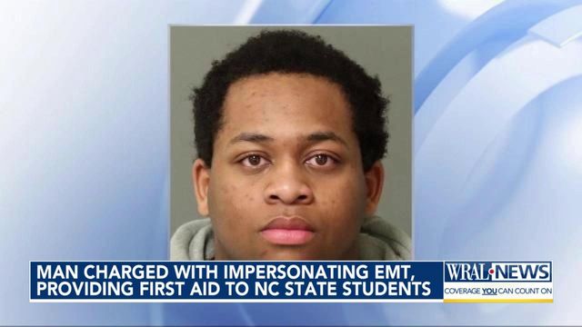 Man charged with impersonating EMT, providing first aid to NC State students