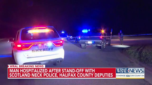 Man hospitalized during standoff with law enforcement in Halifax County