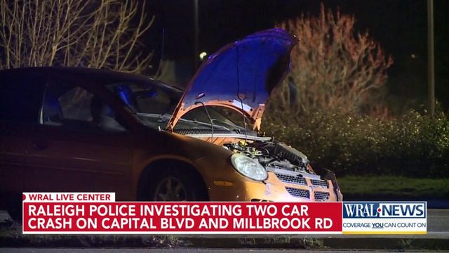 Officials investigate 2-vehicle crash on Capital Blvd.