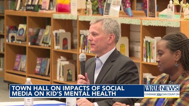 Town hall on impacts of social media on kid's mental health held in Wake County