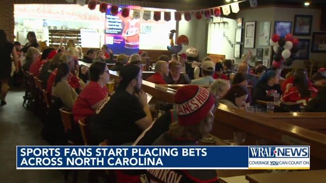 Sports fans start placing bets across North Carolina